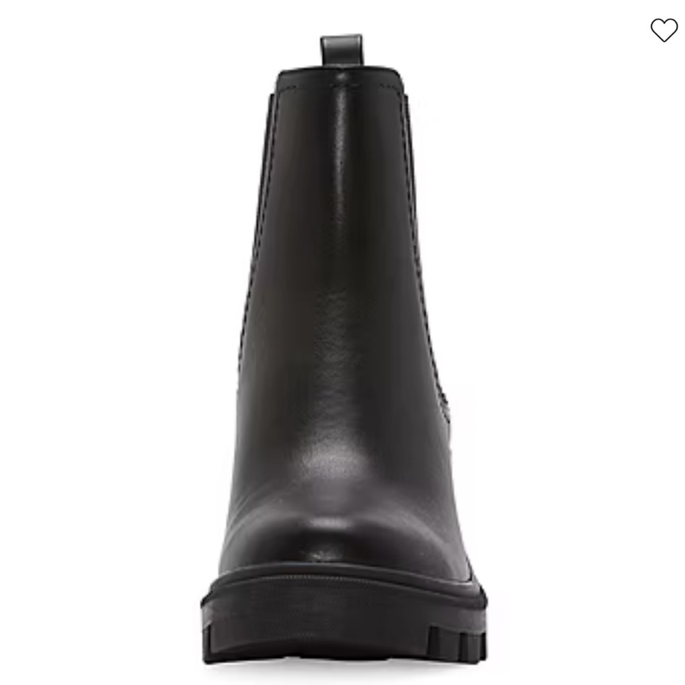 Black Women Block Heel Boots - Picture 6 of 16